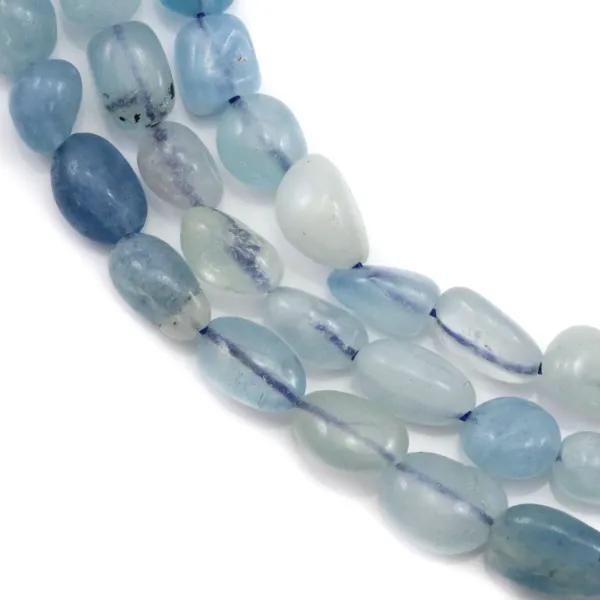 Aquamarine  baroque x 40cm