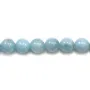 Aigue-Marine Rond 12mm x 40cm