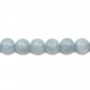 Aigue-Marine Rond 8mm x 40cm