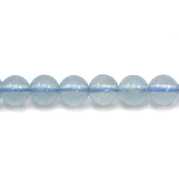 Aigue-Marine Rond 5mm x 40cm
