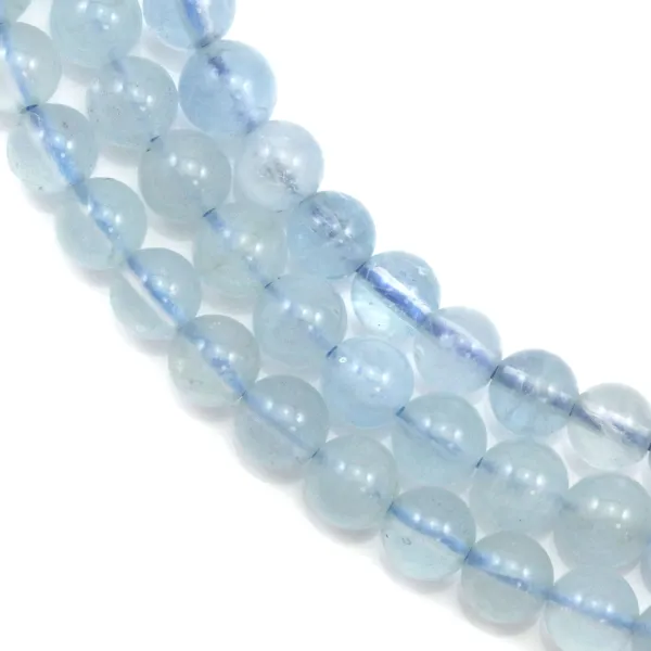 Aquamarine Round 5mm x40cm
