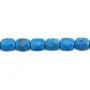 Turquoise reconstitué rectangle facette 8x10mm x 5pcs