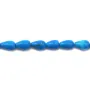 Turquoise reconstitué goutte 5x8mm x 40cm