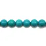 Turquoise green treated round 12mm x 40cm