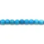 Turquoise  reconstitué  Ronde 3mm x 40cm