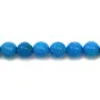 Turquoise  reconstitué  Ronde 6mm x 40cm