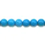 Turquoise  reconstitué  Ronde 12mm x 40cm