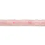 Quartz rose, en forme de rondelle, 2x4.5mm x 39cm