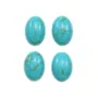 Cabochon Reconstituted Turquoise 10x14mm x 1pc