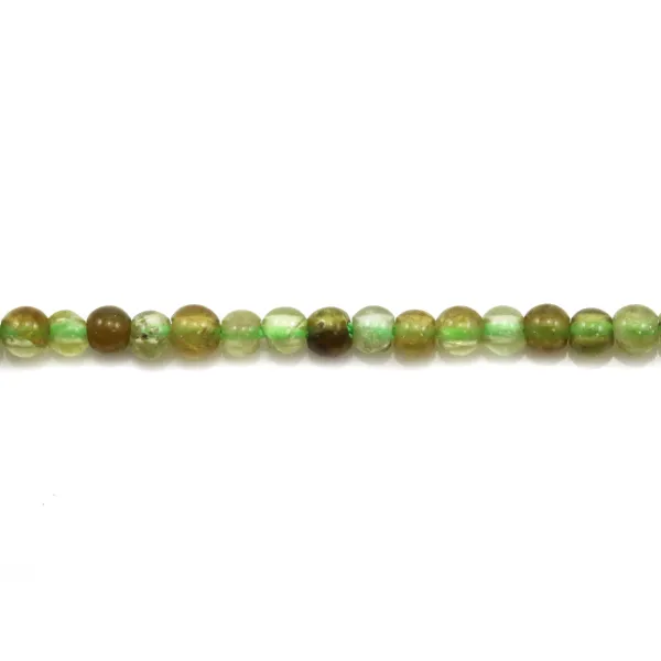 Grenat vert rond 3mm x 40cm