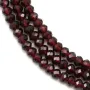 Grenat Rondelle Facette 3x4.5mm x 40cm