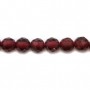 Garnet Faceted Round 3mm x 35cm