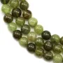 Grenat vert rond 8mm x 40cm