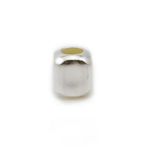 Cubo espaçador de 2,5mm prata 925 x 10pcs