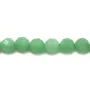 Angélite verte ronde facettée 4mm x 39cm