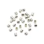 Tubes à écraser en argent 925 2x2mm x 30pcs