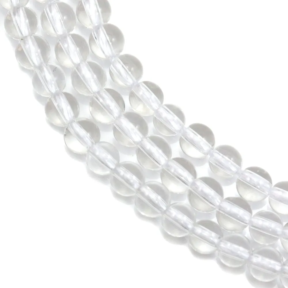 Cristal de roche Ronde 4mm x 38.5cm
