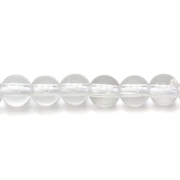 Cristal de roche Ronde 4mm  x 20 pcs 