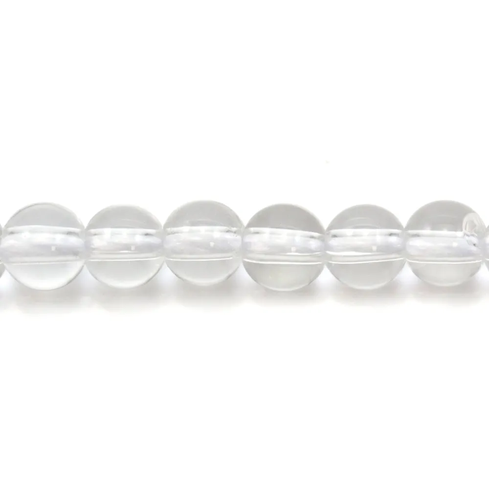 Cristal de roche Ronde 4mm  x 20 pcs 