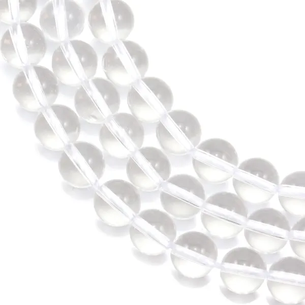 Cristal de roche Ronde 8mm x 40cm