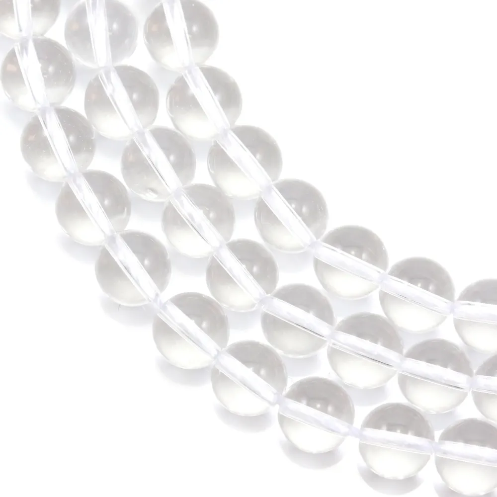 Cristal de roche Ronde 8mm x 40cm