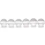Cristal de roche Ronde 4mm  x 20 pcs 