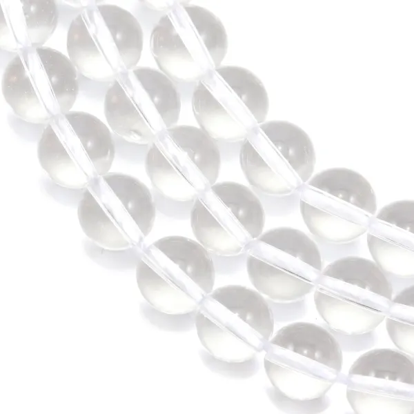 Cristal de roche Ronde 10mm x 40cm