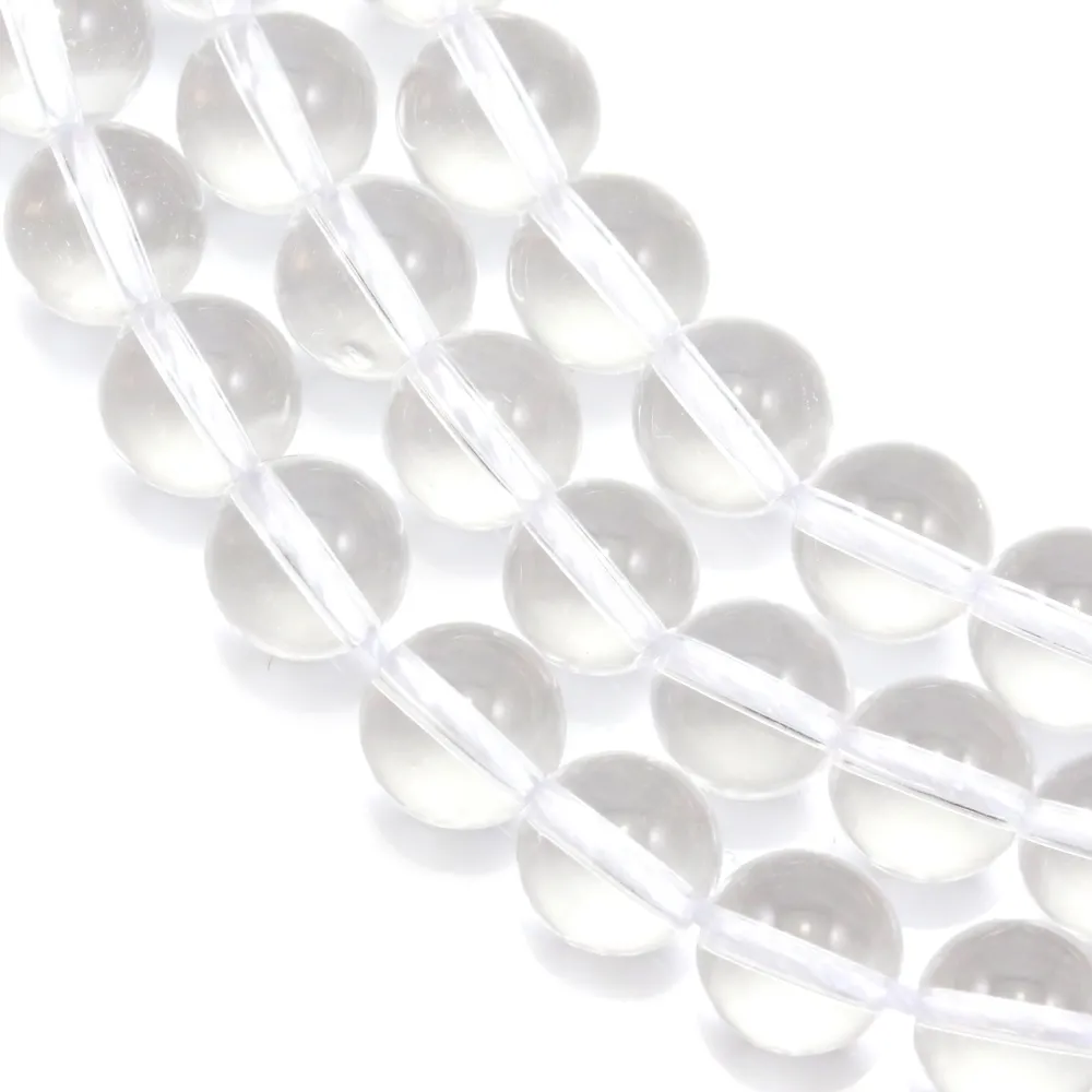 Cristal de roche Ronde 10mm x 40cm