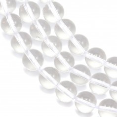 Rock Crystal Quartz Round 10mm x 40cm