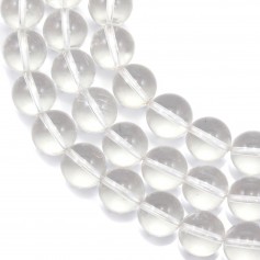 Rock Crystal Quartz Round 14mm x 40cm