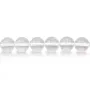 Cristal de roche Ronde 4mm  x 20 pcs 