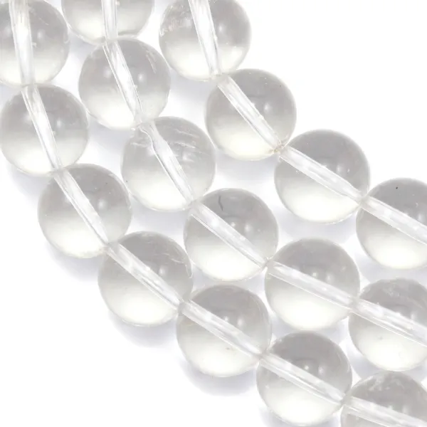 Cristal de roche Ronde 16mm x 40cm