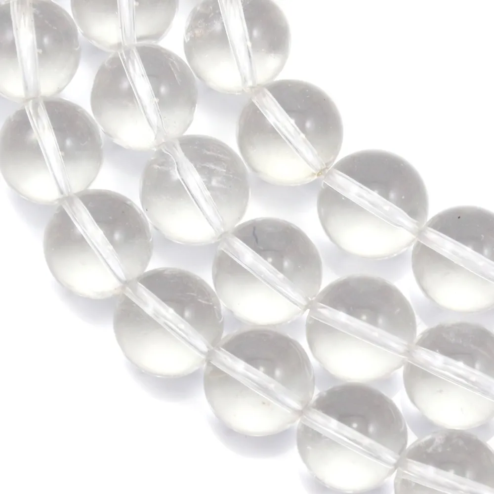 Cristal de roche Ronde 16mm x 40cm