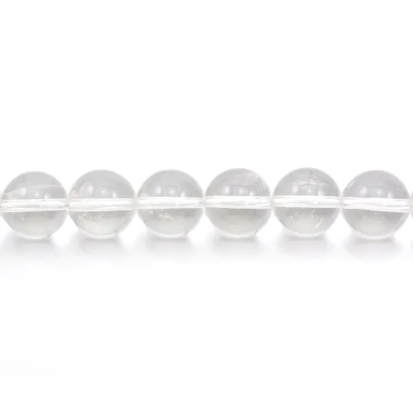 Cristal de roche Ronde 4mm  x 20 pcs 