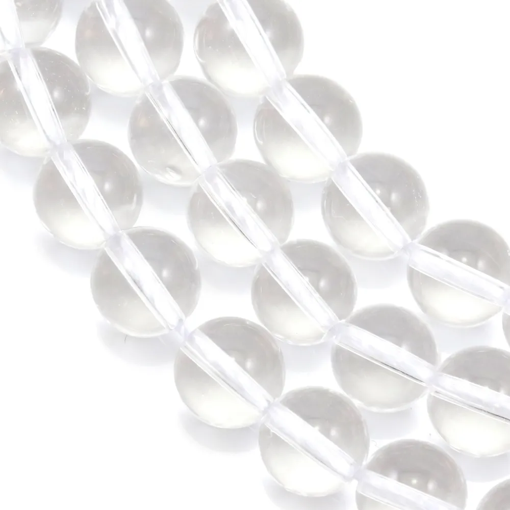 Cristal de roche Ronde 12mm x 40cm