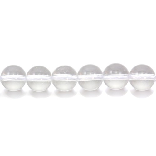 Cristal de rocha redondo 12mm x 39cm