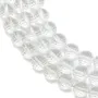 Cristal de roche Ronde Facette 6mm x 40cm