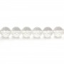 Rock Crystal Quartz Faceted Round 12mm x 40cm