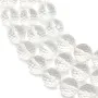 Cristal de roche Ronde Facette 14mm x 40cm