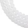 Rock crystal quartz mat round 6mm x 40cm