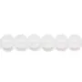 Cristal de roche ronde matte 6mm x 14pcs.