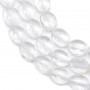 Rock Crystal Quartz Faceted Oval 10x14mm x 40cm