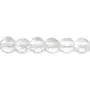 Cristal de roche Rond Plat Facette