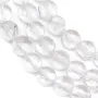 Cristal de roche Rond Plat Facette 10mm x 40cm