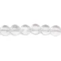 Cristal de roche Rond Plat 10mm x 4 pcs