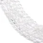 Cristal de roche rond plat facette 2mm x 40cm
