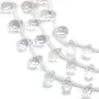 Cristal de roche Goutte Facette 6x9mm x 40cm