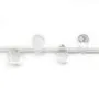Cristal de roche Goutte Facette 6x9mm x 40cm