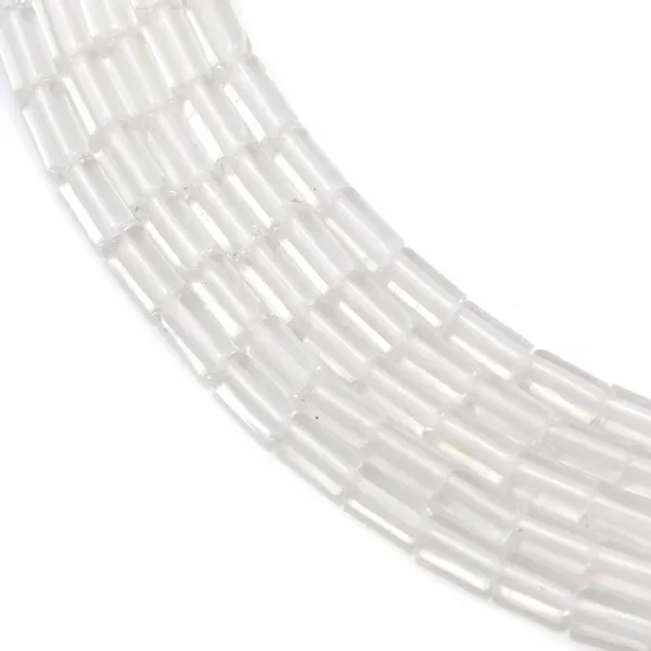 Cristal de roche tube 2x4mm x 40cm