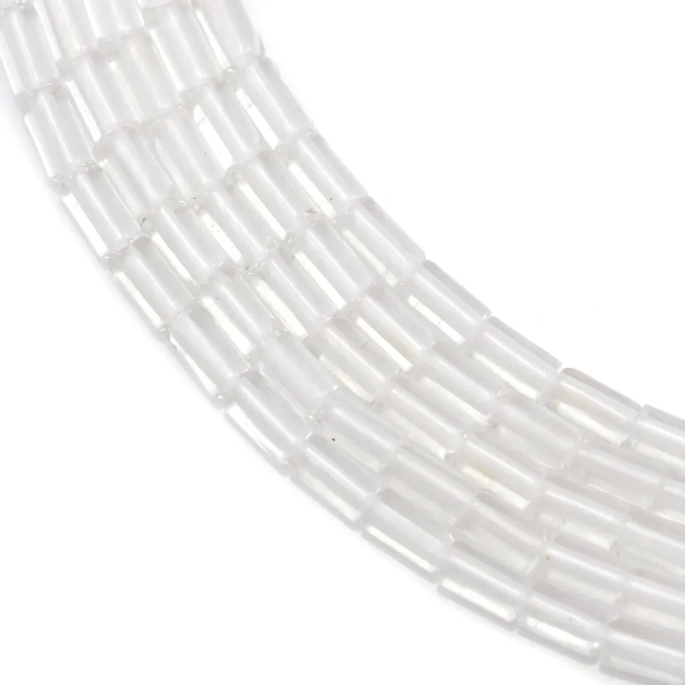 Cristal de roche tube 2x4mm x 40cm